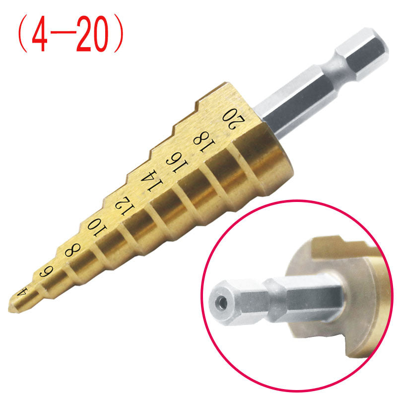 Shank Step Drill Pagoda Drill Twist