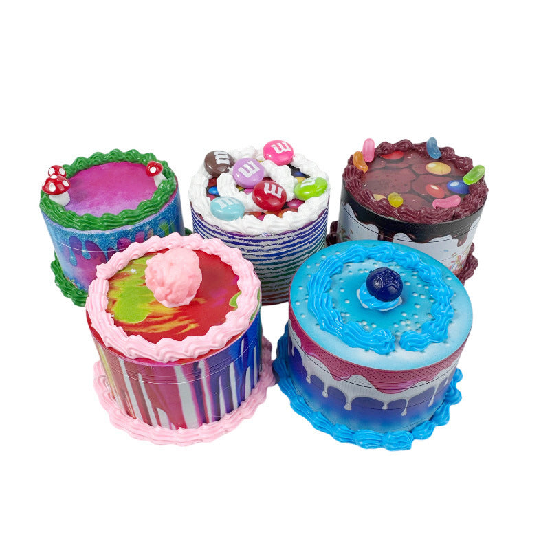 Zinc Alloy Birthday Cake Shape